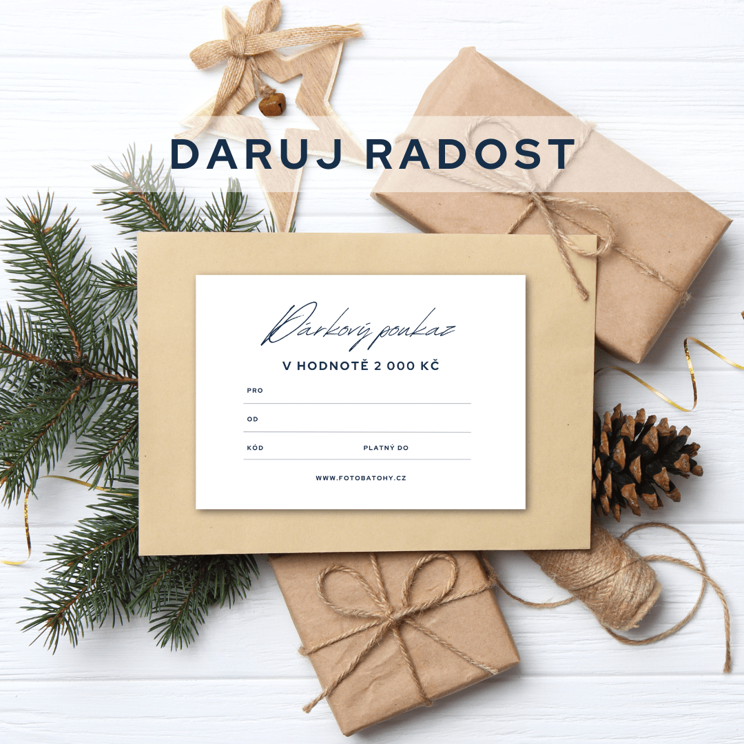 Vánoční dárkový poukaz banner