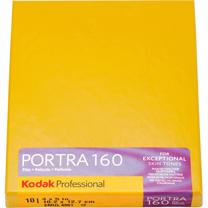 Kodak Portra 160 4x5 10 Sheets
