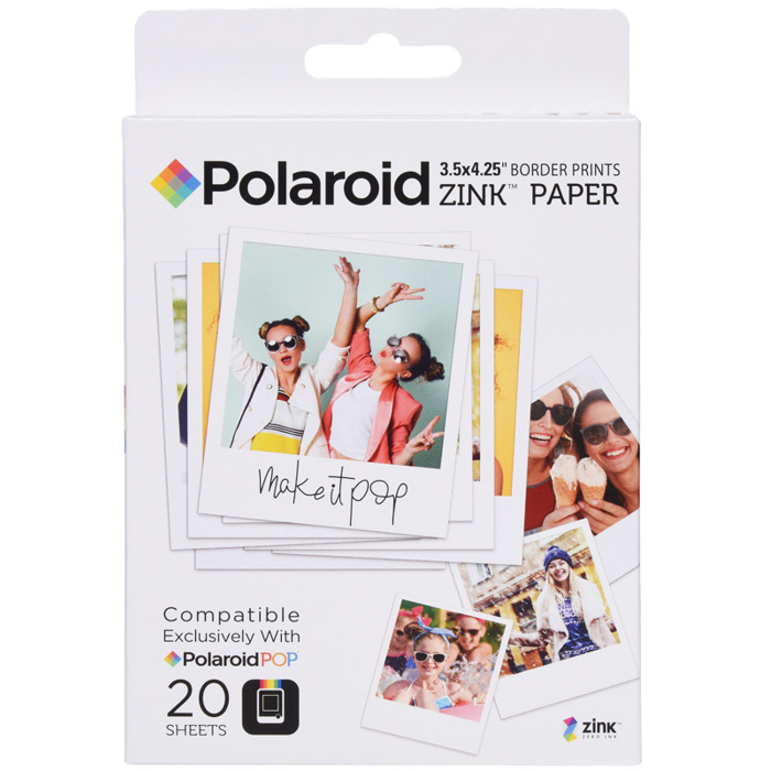 Polaroid Instant Zink Media 3,5x4,25 Pop 20 pack