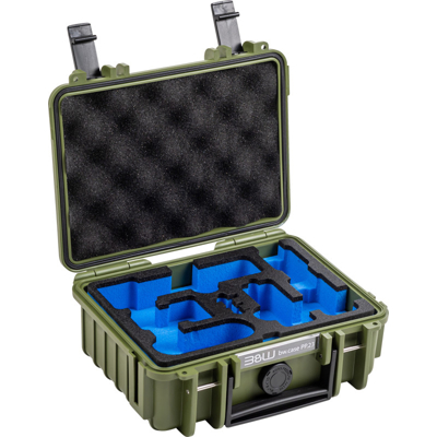 BW Outdoor Case Type 500 for DJI Osmo Pocket 3 Creator Combo, Bronze-green (Ze...