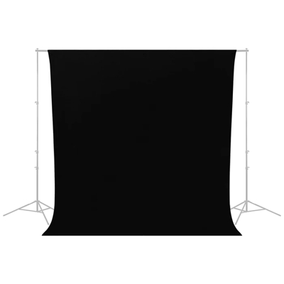 Caruba Wrinkle Resistant Backdrop 2,60 x 3 Meter Zwart