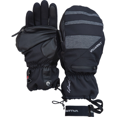 Vallerret Skadi Zipper Mitt LRS: Black XS (XS)