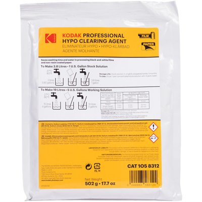 Kodak Professional Hypo Clearing Agent Powder To Make 19L