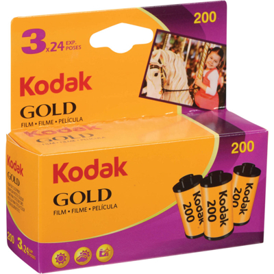 Kodak 135 Gold 200 Carded 24x3 (24x3)