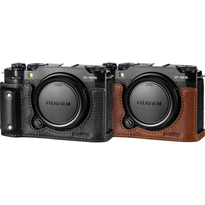 SmallRig 4880 Camera Leather Half Case Kit for FUJIFILM X-M5 Brown (Hnědá)