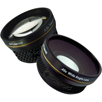 Polaroid Tele 2.2x / Wide 0.43x Travelkit 37mm (Černá)