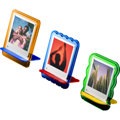 Polaroid Coloured Acrylic Photo Frames 3 Pack